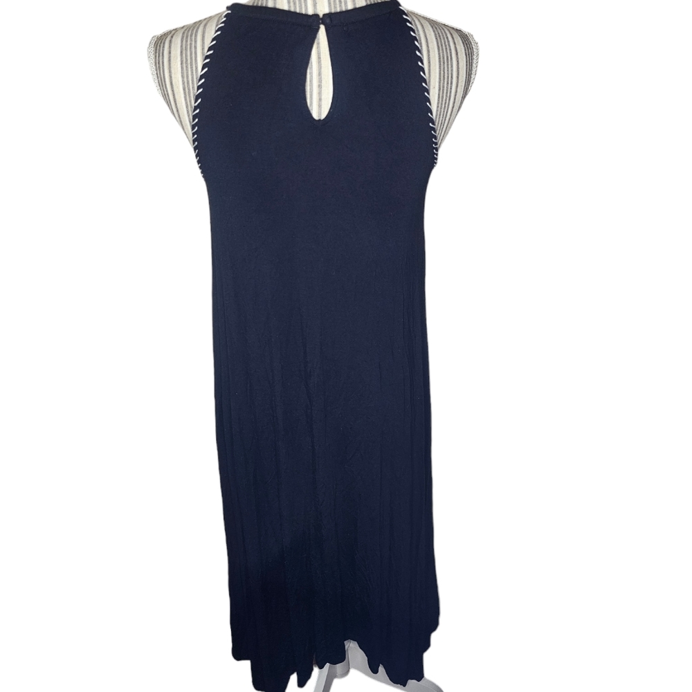 INC International Concept women's black embroidery/beaded design dress size S - Picture 4 of 10